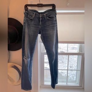 Low Rise Denim is Back! Citizens of Humanity Racer Low Rise Skinny jeans